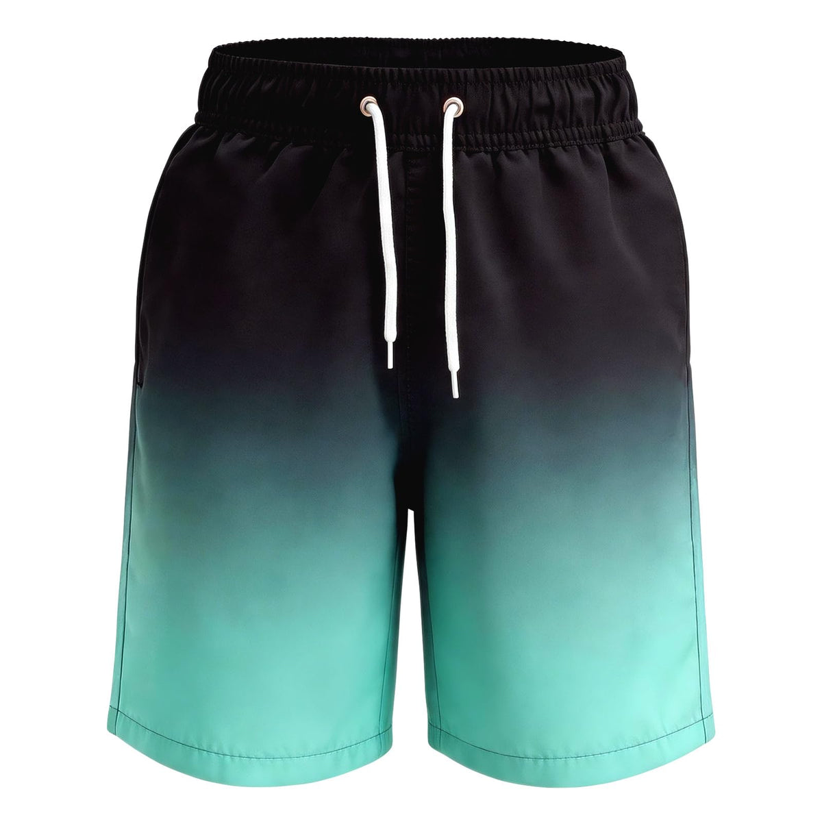 MEILONGER Boys' Swim Shorts Quick-drying Boardshorts with Mesh Lining Pockets and Adjustable Drawstring 