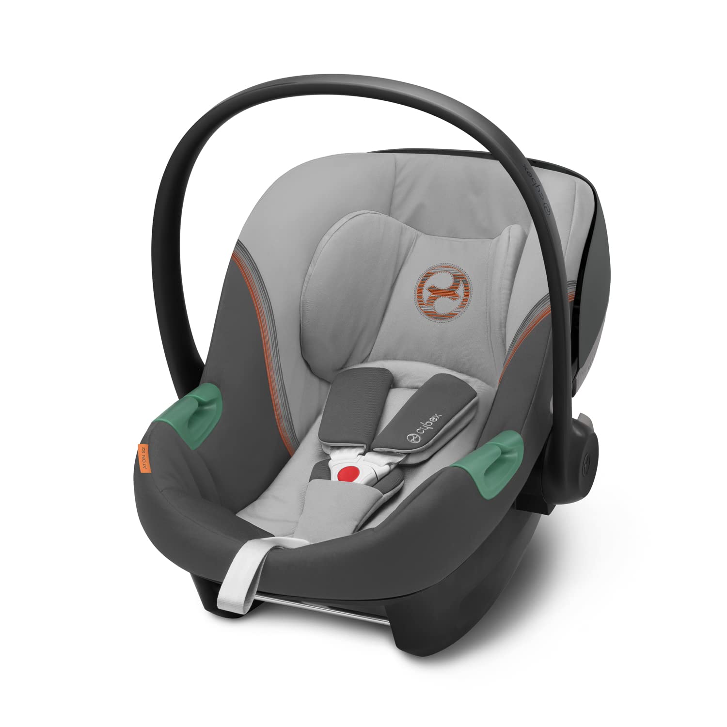 CYBEX Gold Babyschale Aton S2 i-Size, Ab Geburt bis ca. 24 Monate, Max. 13 kg, Inkl. Neugeboreneneinlage, SensorSafe kompatibel, Ocean Blue - Meloni2