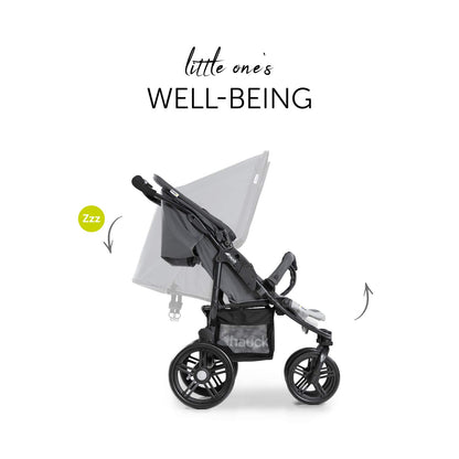 Hauck Roadster Duo SLX Sibling/Twin Pushchair for Babies and Toddlers - Side by Side - Can be used from Birth (with Carry Case) - Slim and Quick Folding