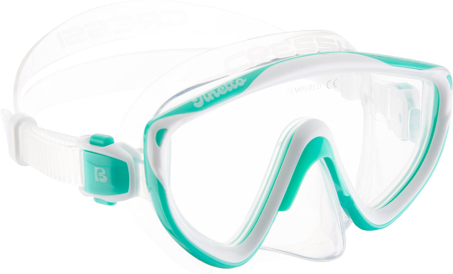 CRESSI Tinetto Rocks Dry Set - Kinderschnorchelset Kurze verstellbare Flossen, Silikonmaske und trockener Schnorchel
