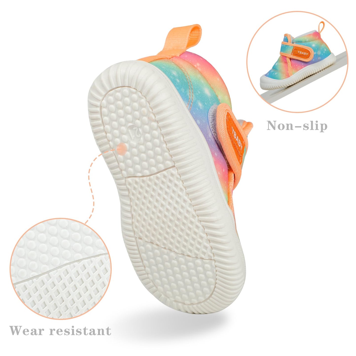 1-5 Years Baby Boys Girls Boots First Walking Shoes Toddler Winter Boots Warne Fur Lined Winter Shoes