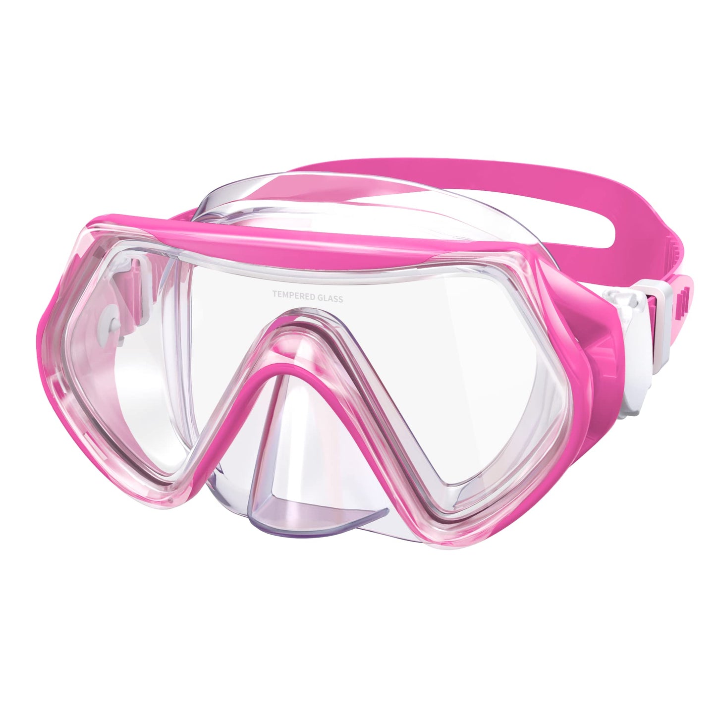 Findway Children's Diving Goggles, Swimming Goggles, Snorkel Mask for Boys Girls Teenagers, Diving Mask with Nose Cover, 180° Panorama, HD, Anti-Fog, Anti-Leak, Diving Goggles for Children 4-16 Years