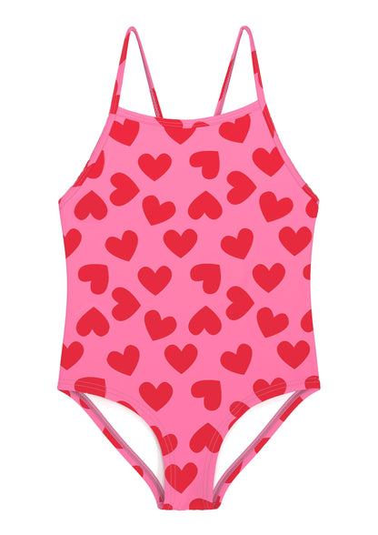weVSwe Badeanzug Kinder Mädchen Einteiler Nette Kleinkind Schwimmanzug Ärmellose Bikini Kinder Bademode 2-10 Jahre