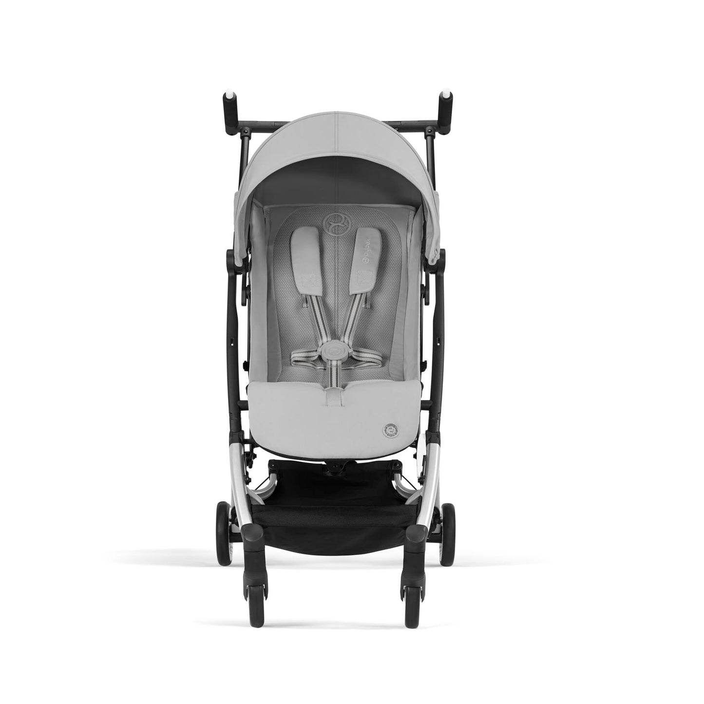 CYBEX Gold Pushchair Dragonfly with One-Pull Harness, From Approx. 6 Months to 4 Years (max. 22 kg), Ultralight (Only 6 kg), Fog Gray (Grey with Silver Frame) 