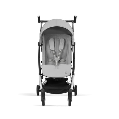 CYBEX Gold Pushchair Dragonfly with One-Pull Harness, From Approx. 6 Months to 4 Years (max. 22 kg), Ultralight (Only 6 kg), Fog Gray (Grey with Silver Frame) 