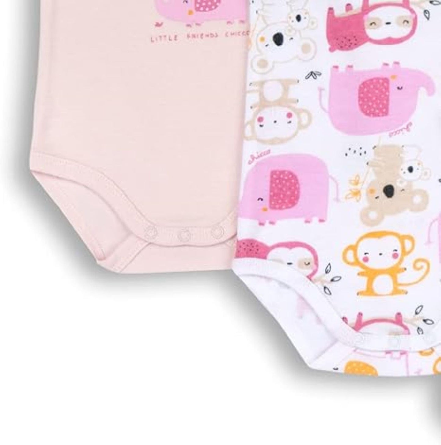 Chicco Unisex Baby Set Ärmellos Bodys aus Baumwolle Body (4er Pack)