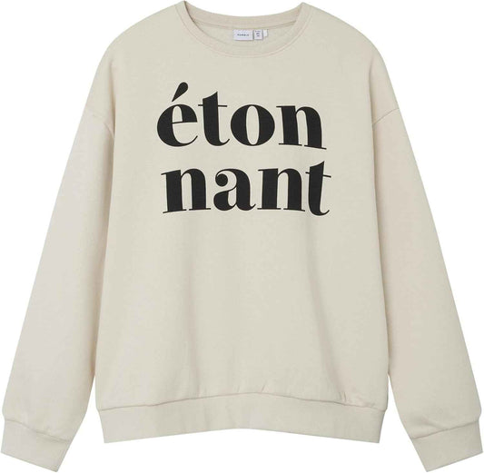 NAME IT Girls' Relaxed Fit Sweatshirt
