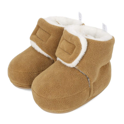 Unisex Baby Boys Girls Warm Winter Boots Rubber Sole Non-Slip Winter First Walking Shoes