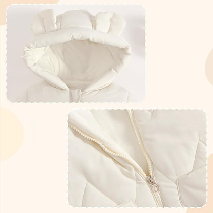 JiAmy Baby Snowsuit, Baby Boys Girls Winter Jumpsuit Romper Newborn Snow Overall 0-12 Months