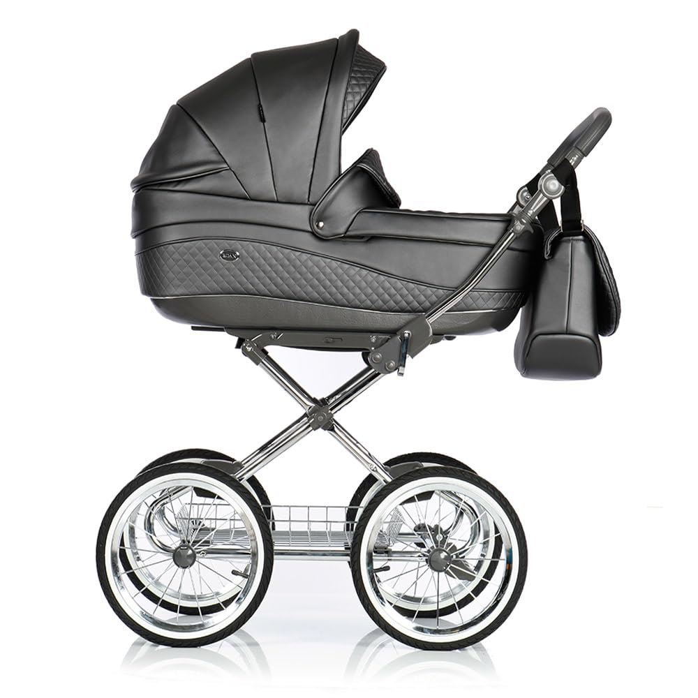 Kinderwagen-Set 2 in 1 Retro inkl. Sportsitz - 11 Teile - in 5 Farben