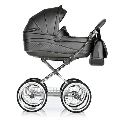 Kinderwagen-Set 2 in 1 Retro inkl. Sportsitz - 11 Teile - in 5 Farben