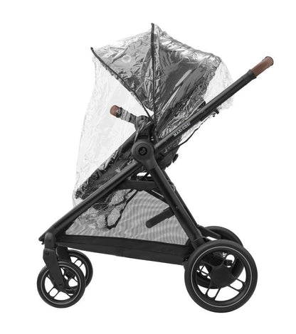 Maxi-Cosi Zelia S Trio 3-in-1 Complete Set, 0–4 Years, up to 22 kg, Foldable, Compact, Adjustable Baby Pram, with CabrioFix S i-Size Baby Seat, Accessories, Changing Bag, Grey - Meloni2