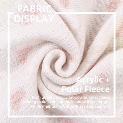 XIAOHAWANG Baby Strickmütze Winter Babymütze Junge Warme Kindermütze Junge Beanie Mütze Dicke Wintermütze für Herbst,Winter