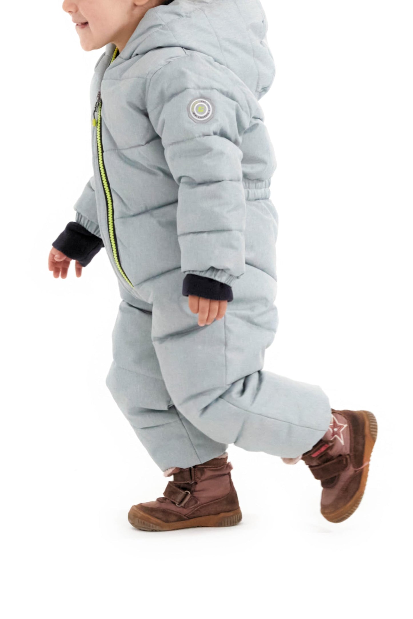 Killtec Unisex Kinder Karter Mini Jumpsuit in Daunenoptik mit Kapuze