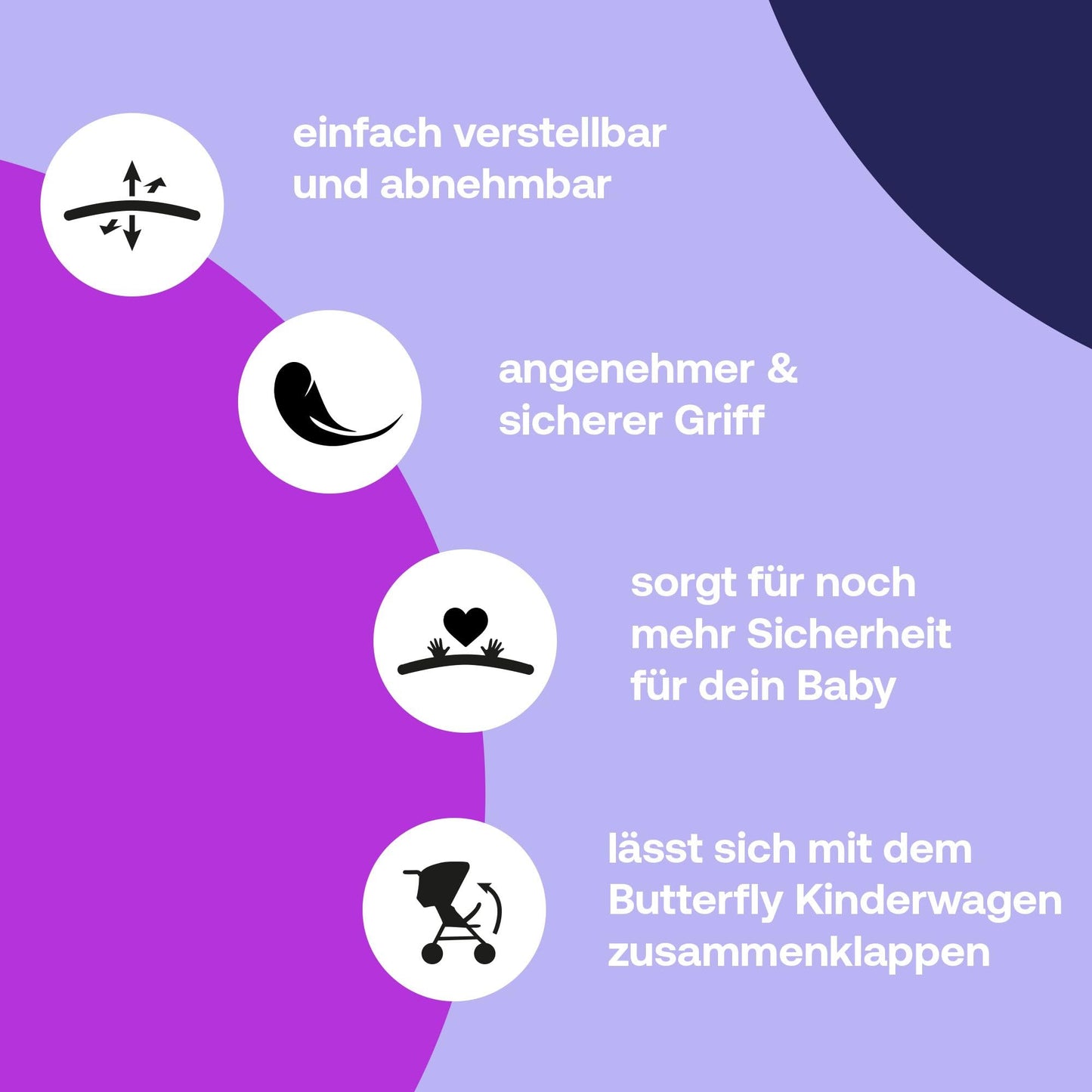 Bugaboo Butterfly ultrakompakter Reise-Kinderwagen, klein & leicht, einhändig faltbar und einfach zu lenken, ergonomischer City-Buggy für Babys ab 6 Monaten, mit viel Stauraum, Forest Green