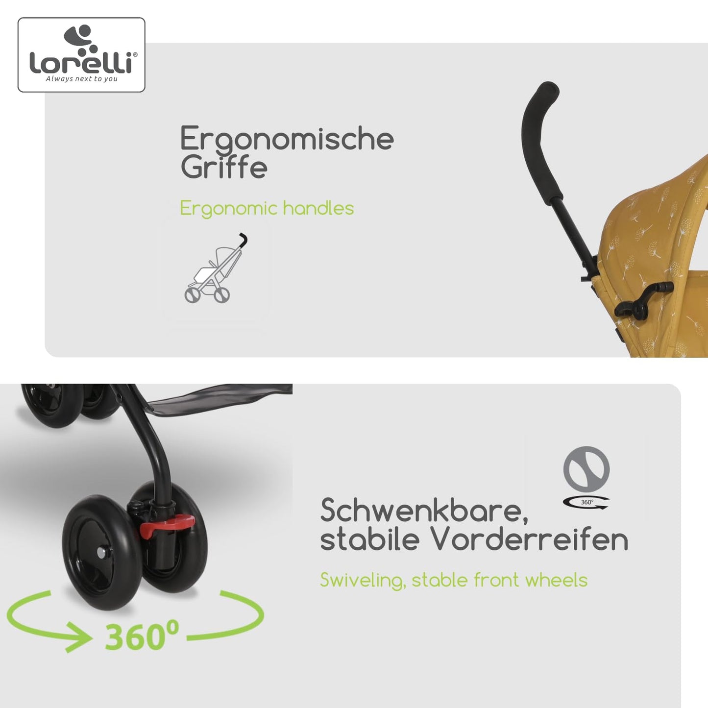 Lorelli Ultra Leichter Buggy Kinderwagen Vaya - nur 4,7kg - Kompakter Sportsitz bis 15kg, Sitzbuggy mit 5-Punkt-Gurt, faltbarem Verdeck und ergonomischen Griffen, klappbarer Reisekinderwagen, rosa - Meloni2