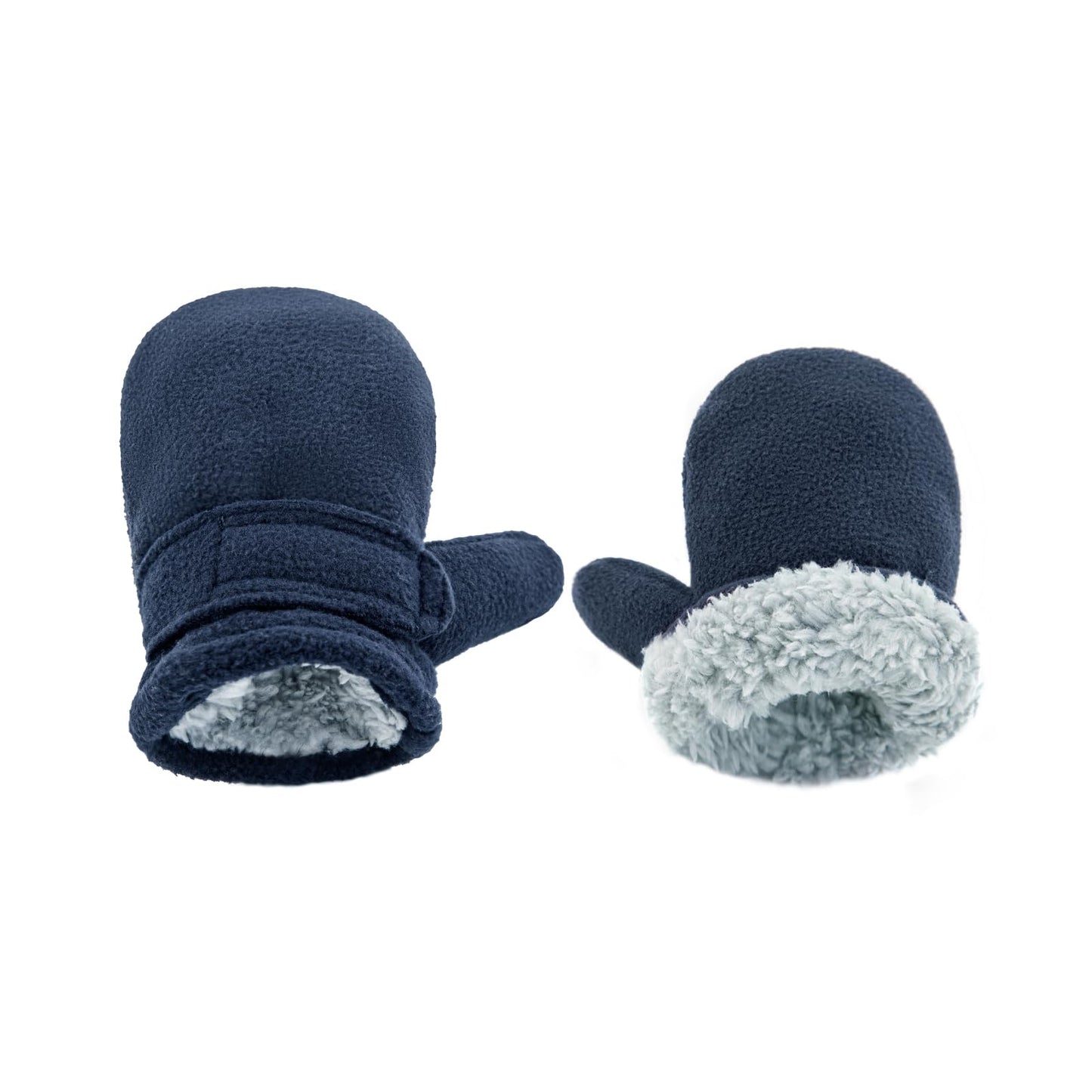 SEYUFN Baby Winter Gloves Fleece Lining Toddler Boys Warm Soft Baby Girls Adjustable Gloves Outdoor Gloves