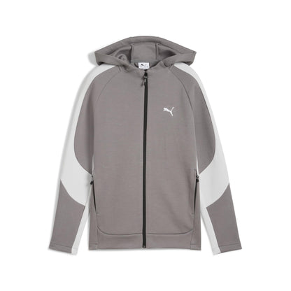 PUMA Boys' Evostripe Full-Zip Hoodie Dk B Sweat Jackets (1 Pack) 