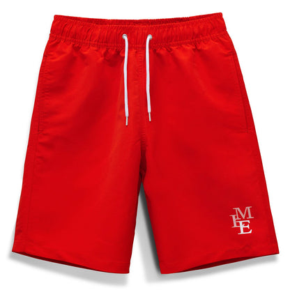 MEILONGER Badehose Jungen Badeshorts Schnelltrocknend Boardshorts mit Netzfutter Taschen und Verstellbarem Tunnelzug