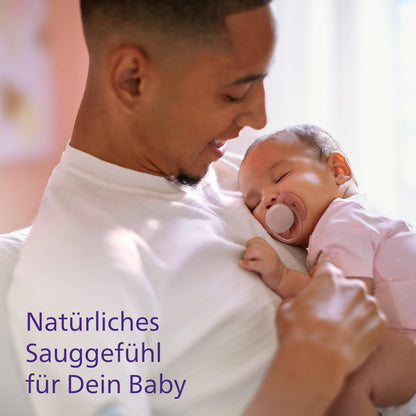 Philips Avent ultra soft Schnuller - 4er Pack, BPA-freier, extra weicher Schnuller für Babys von 0-6 Monaten, inklusive Transport- und Sterilisationsbox, (Modell SCF091/35) - Meloni2
