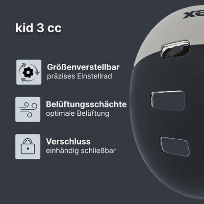 uvex Kid 3 cc – Robust Bicycle Helmet for Children – Individual Size Adjustment – ​​Optimized Ventilation 