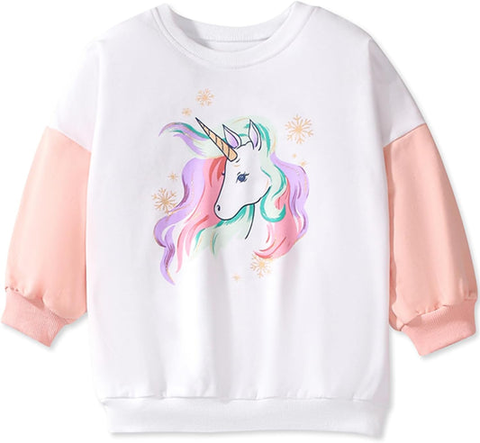 Mädchen Pullover für Kinder Langarmshirt Baumwolle Sweatshirt Winter Kleidung Langarm Tops 1-7 Jahre