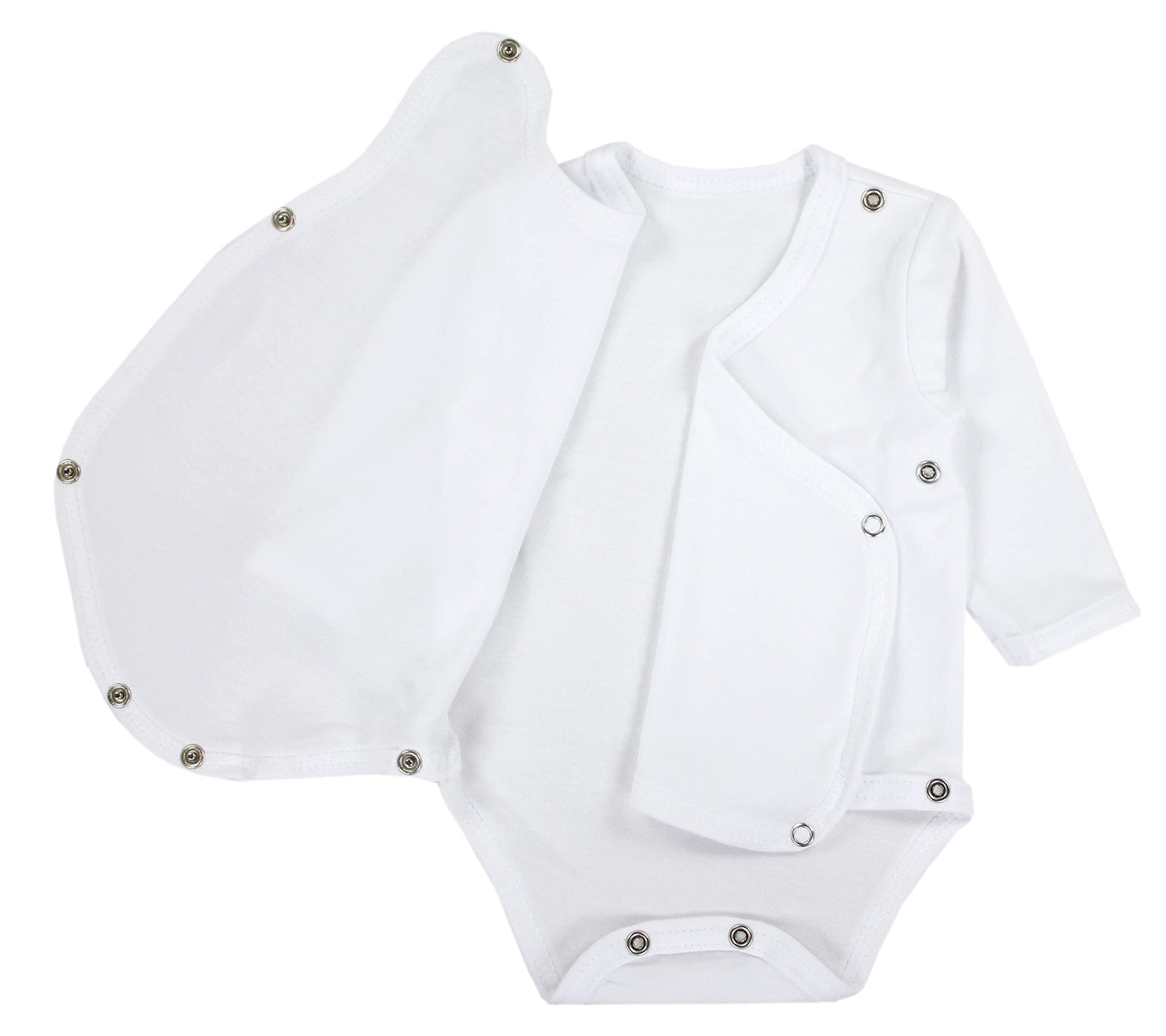 TupTam Baby Body Langarm – Wickelbody Langarm für Jungen & Mädchen, 5er Pack, 100% Baumwolle, OEKO-TEX