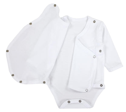 TupTam Baby Body Langarm – Wickelbody Langarm für Jungen & Mädchen, 5er Pack, 100% Baumwolle, OEKO-TEX