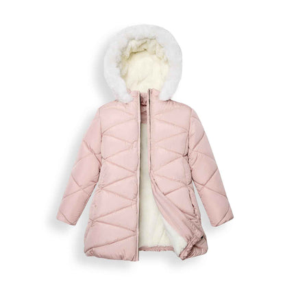 Sunny Sprout Girls' Winter Coats with Hood - Girls' Outerwear Winter Puffer Jacket with Heavy Fleece Lining | Children's Jackets & Coats