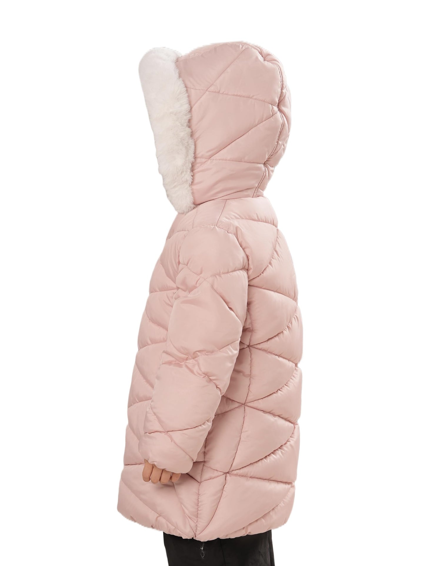 Sunny Sprout Girls' Winter Coats with Hood - Girls' Outerwear Winter Puffer Jacket with Heavy Fleece Lining | Children's Jackets &amp; Coats 