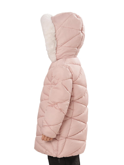 Sunny Sprout Girls' Winter Coats with Hood - Girls' Outerwear Winter Puffer Jacket with Heavy Fleece Lining | Children's Jackets &amp; Coats 
