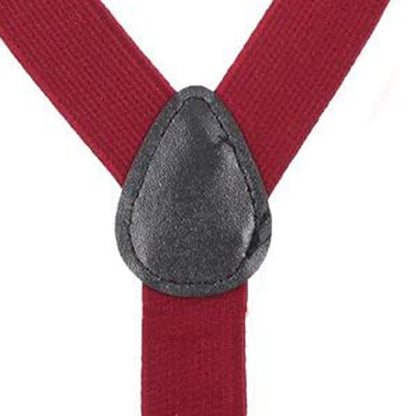Unisex Jungen Mädchen Hosenträger mit drei Klammern in der Taille