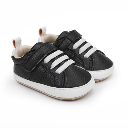 RVROVIC Babyschuhe Anti-Rutsch Oxford Loafer Flats für Jungen und Mädchen aus PU Leder mit weicher Sohle
