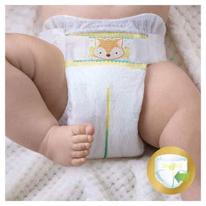Pampers Pampers Premium Care Nappies Size 0 (<3 kg), Pack of 30, Best Comfort and Protection for Sensitive Skin (Pack of 3)