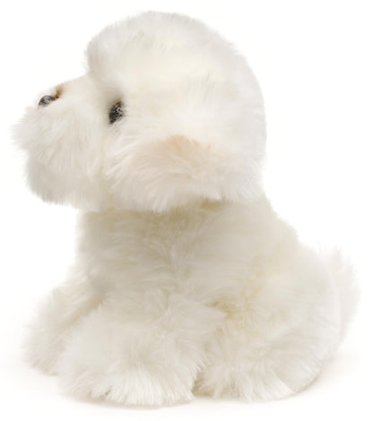 Uni-Toys - Maltese - 18 cm (height) - plush dog, pet - plush toy, cuddly toy