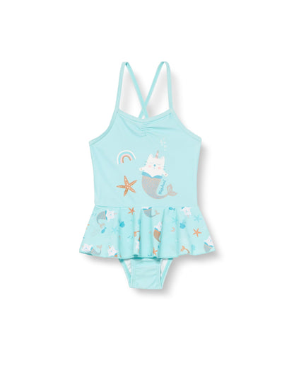 Playshoes Mädchen Uv-Schutz Badeanzug Schwimmanzug Badebekleidung