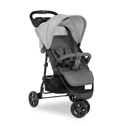 hauck Buggy Citi Neo II mit Getränkehalter, Einhändig Klein Faltbar, für Kinder ab Geburt bis 22 kg mit Liegefunktion, Tasche im Verdeck, XL Korb bis 3 kg (Black)