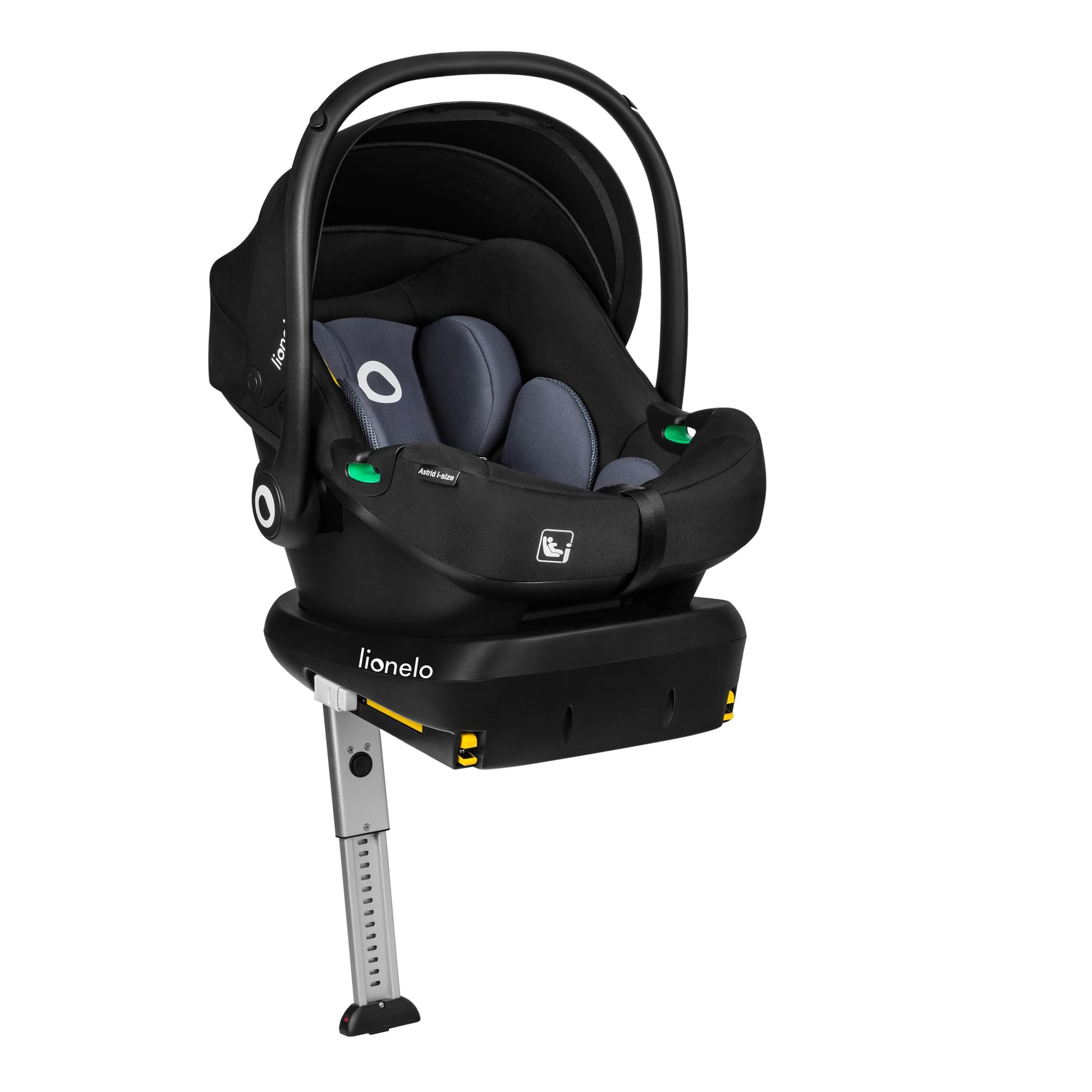 LIONELO ASTRID i-Size Baby Autositz 40-87 cm, Babyschale Gruppe 0+, Rückwärtsgerichtete Montage, 3-Punkt-Sicherheitsgurt Seitenschutz, Sitzeinlage Dri-Seat - Meloni2