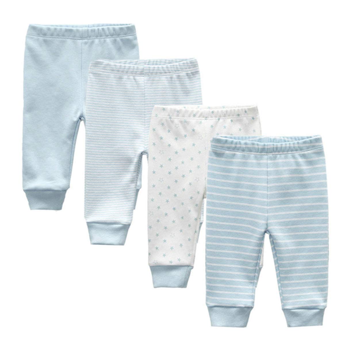 Kiddiezoom Baby-Body, Hose, Kleinkinder, Einteiler, Kleidung, Set, Outfits, für Jungen und Mädchen, Baumwollkappen, Kratzfäustlinge