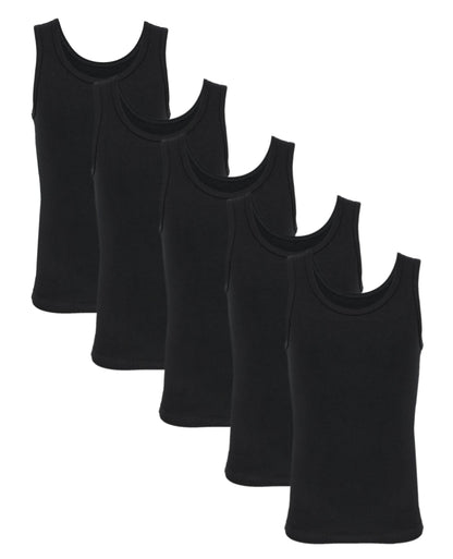 TupTam Unterhemden Jungen – 5er Pack Ärmellose Kinder Unterhemden, Baumwolle, Bequem & Atmungsaktiv