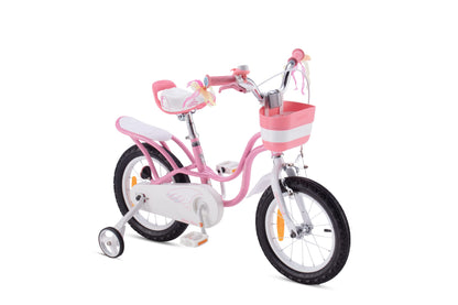 Royal Baby Little Swan Kinderfahrrad Mädchen Fahrrad Stützräder 12 14 16 18 Zoll ab 3-10 Jahre Rosa Kinder Fahrrad - Meloni2