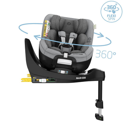 Maxi-Cosi Mica Pro Eco i-Size, 360°-Kindersitz mit ISOFIX, 0-4 Jahren, 40-105 cm, ClimaFlow, G-CELL-Seitenaufprallschutz, drehbarer Kindersitz, Neugeborene & Kleinkindsitz, Authentic Graphite - Meloni2