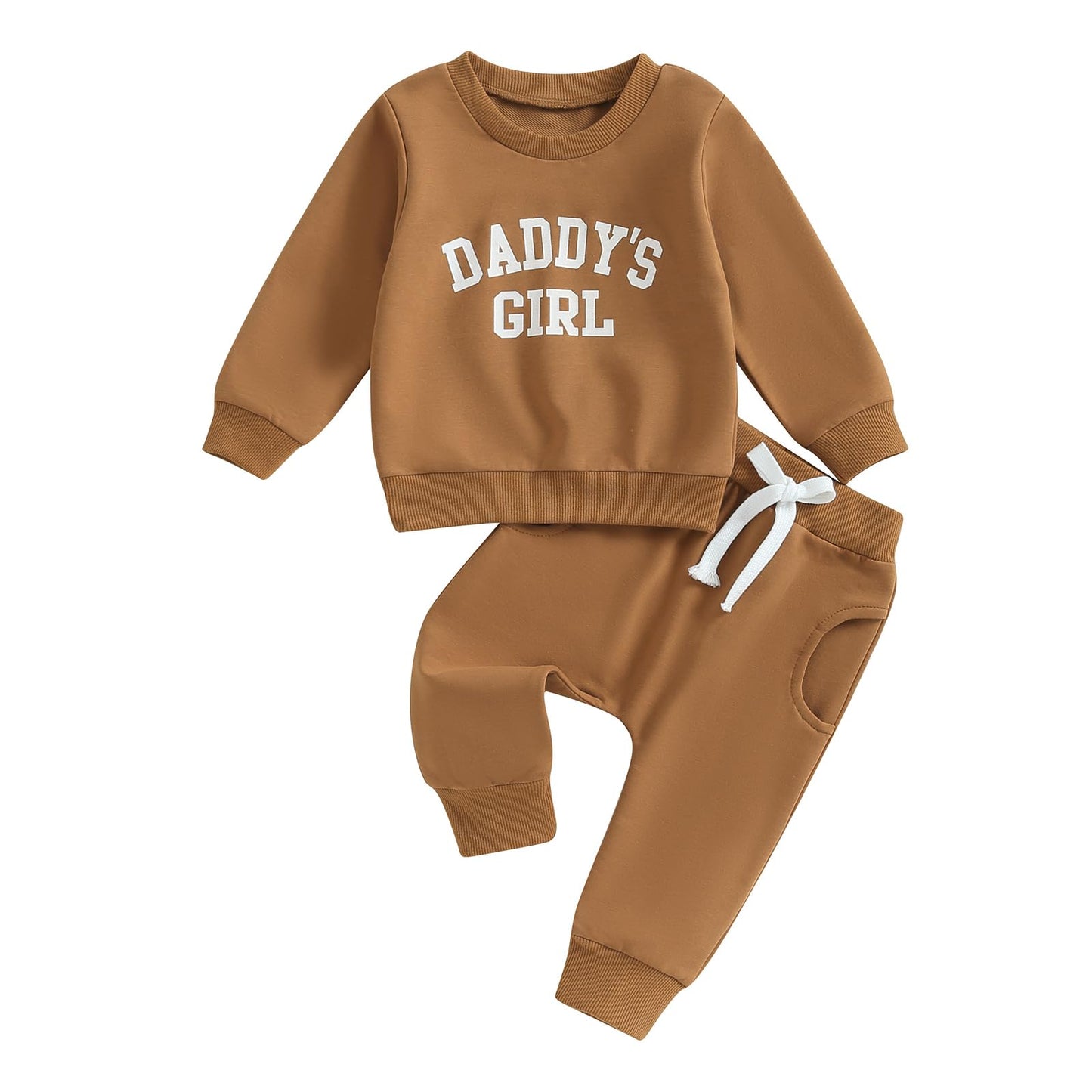 Himllauen Baby Mädchen Kleidung Sweatshirt + Lange Hose Zweiteiler Babykleidung Set Kleinkind Outfits