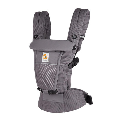 Ergobaby Adapt Babytrage für Neugeborene ab Geburt, 3-Positionen SoftFlex Mesh Ergonomische Babybauchtrage Rückentrage Baby-Tragetasche, Natural Beige, 1 Einheit