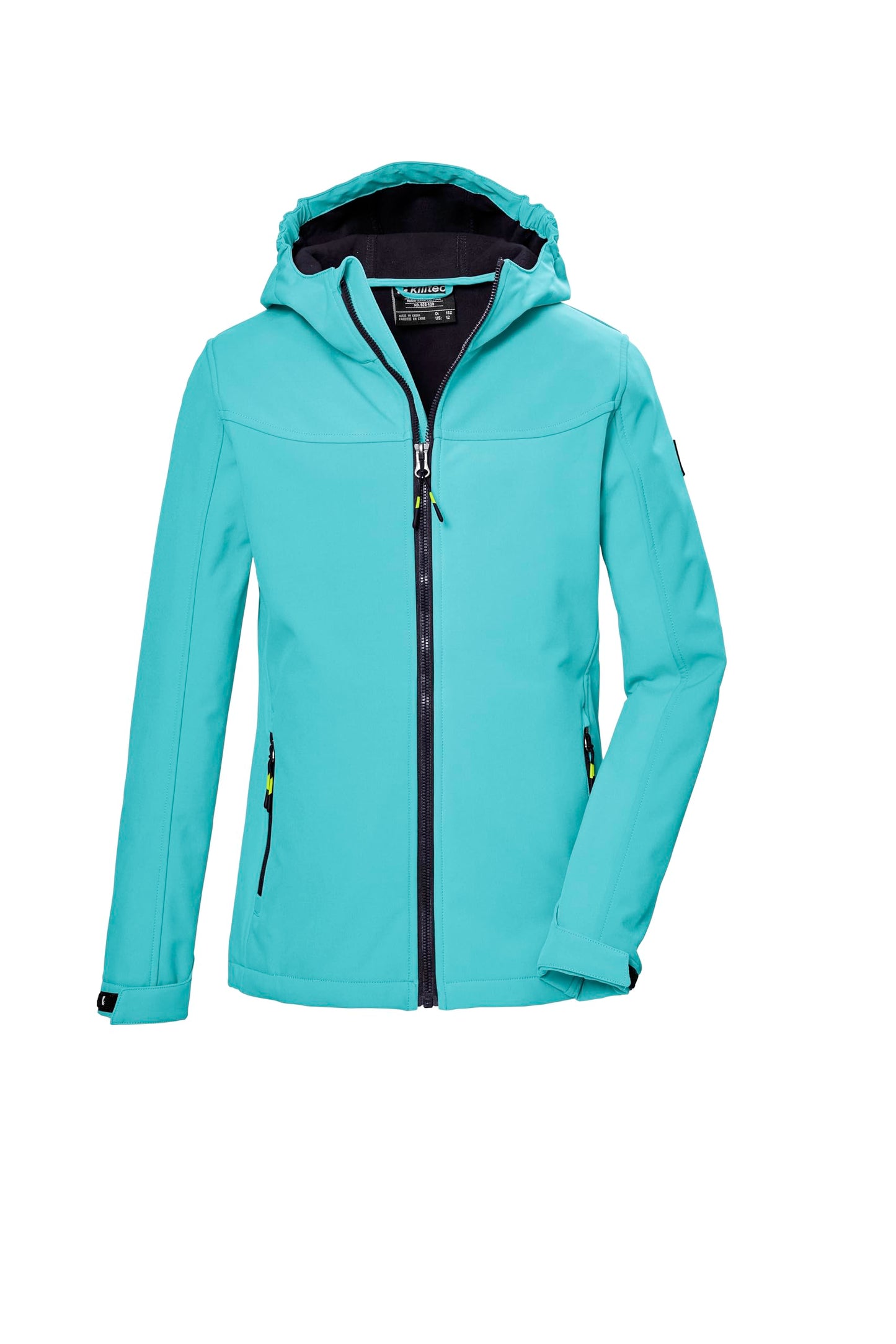 Killtec Mädchen Kos 145 Grls Sftshll Jckt Softshelljacke/Outdoorjacke mit Kapuze