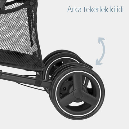 Maxi-Cosi Mara Buggy, sehr leichter und kompakter Kinderbuggy mit 3 Liegepositionen, geeignet ab der Geburt bis ca. 4 Jahre (max. 22 kg), Brave Graphite