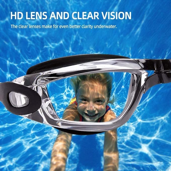 faliring Schwimmbrille Kinder, 2 Stück taucherbrille kinder Junior 3-15 Jahre, Gläsern Wassersport Schwimmbrillen Swimming Goggles Geschenke für Mädchen Jungen