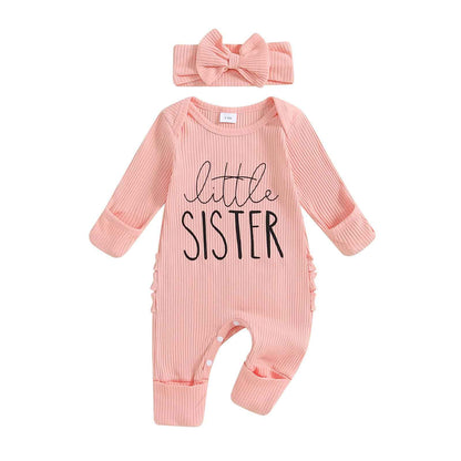 Geagodelia Baby Girl Romper + Headband Newborn Clothing Outfit Jumpsuit Baby Clothes Soft Baby Romper