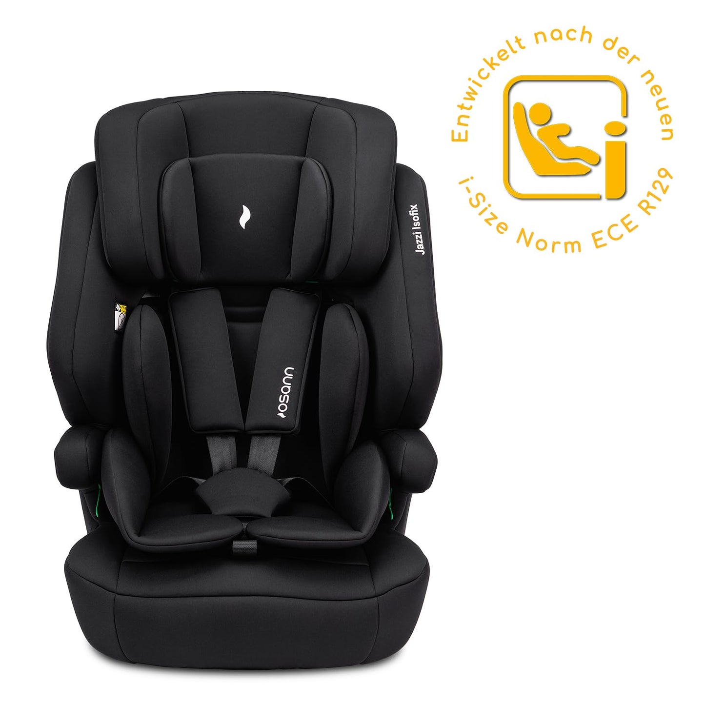 Osann Jazzi Isofix – Der sichere Kindersitz ab 1 Jahr (76–150 cm), mitwachsend mit Isofix & Top-Tether, Schutz & Geborgenheit auf jeder Fahrt - Sunset - Meloni2
