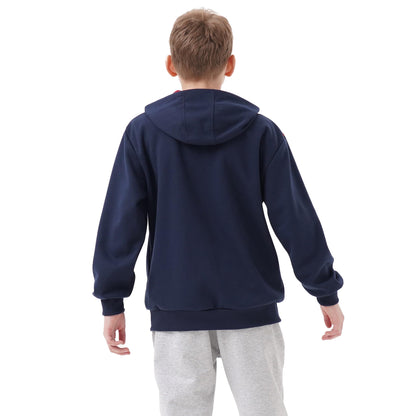 Ywenaisy Sweatjacke Jungen Zip Jacke Jungen Pullover Jungen mit Kapuze Zip Hoodie Kinder Jungen Sweatshirts Kapuzenpullover für Jungen Streetwear Hoodie Jungen für Jahre 8-16 und Höhe 116-170 cm
